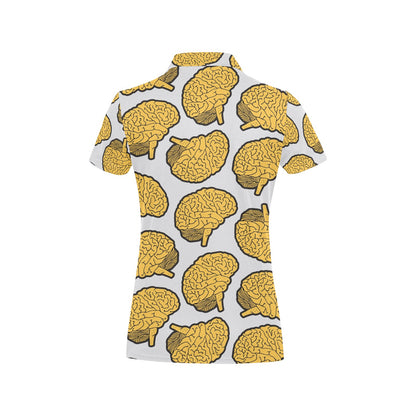 Psychology Pattern Print Design A01 Women's Polo Shirt