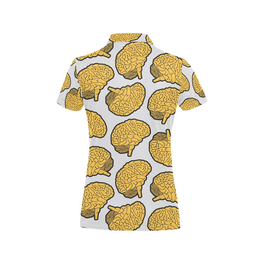 Psychology Pattern Print Design A01 Women's Polo Shirt