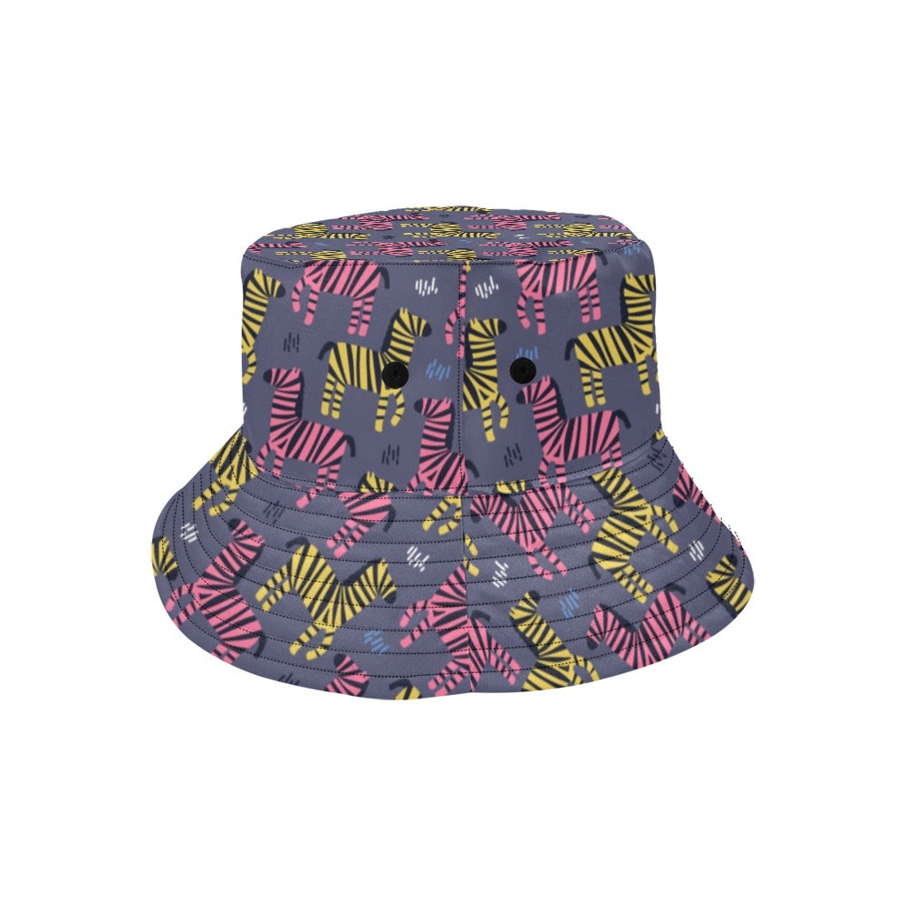 Zebra Print Design LKS303 Unisex Bucket Hat
