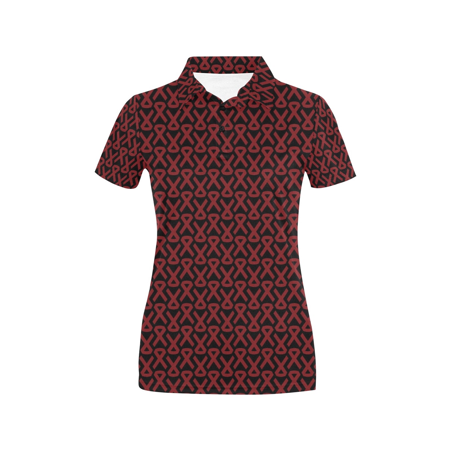 Multiple myeloma Pattern Print Design A01 Women's Polo Shirt