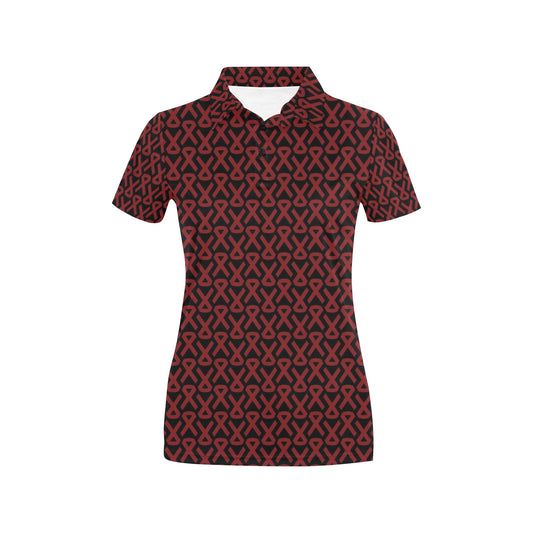 Multiple myeloma Pattern Print Design A01 Women's Polo Shirt