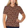 Aboriginal Pattern Print Design 03 Women's Polo Shirt