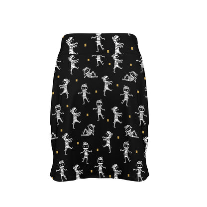 Mummy Cute Print Design LKS301 17" Golf & Pickleball Skort with Pockets
