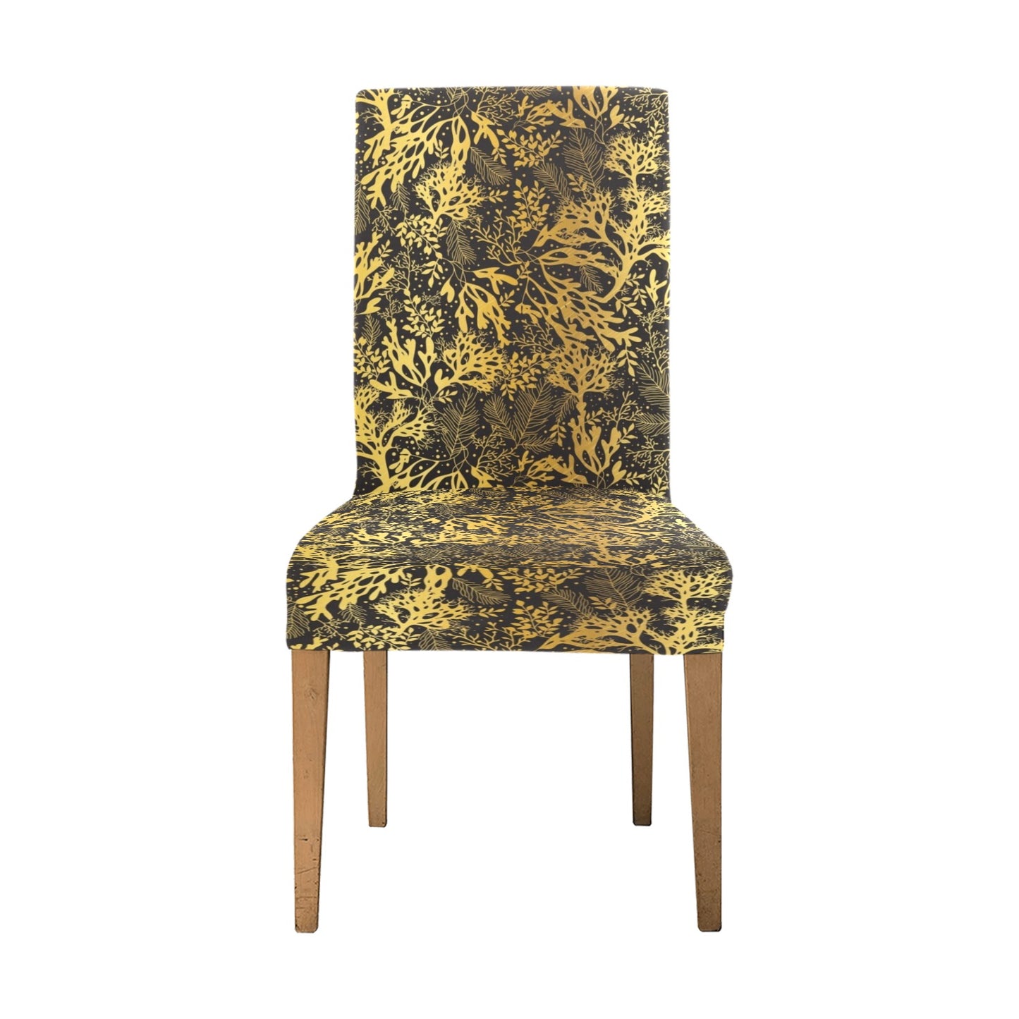 Seaweed Print Design LKS303 Dining Chair Slipcover
