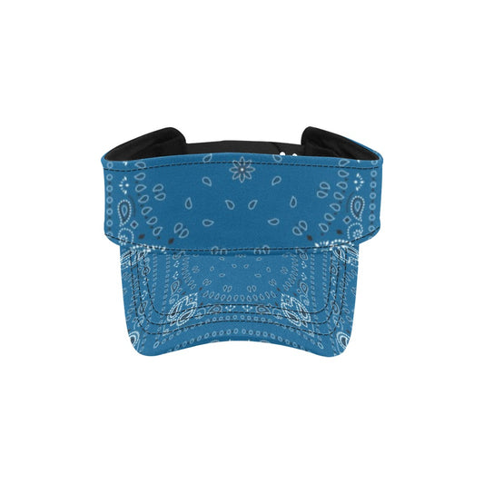 Bandana Blue Print Design LKS301 Unisex Sun Visor