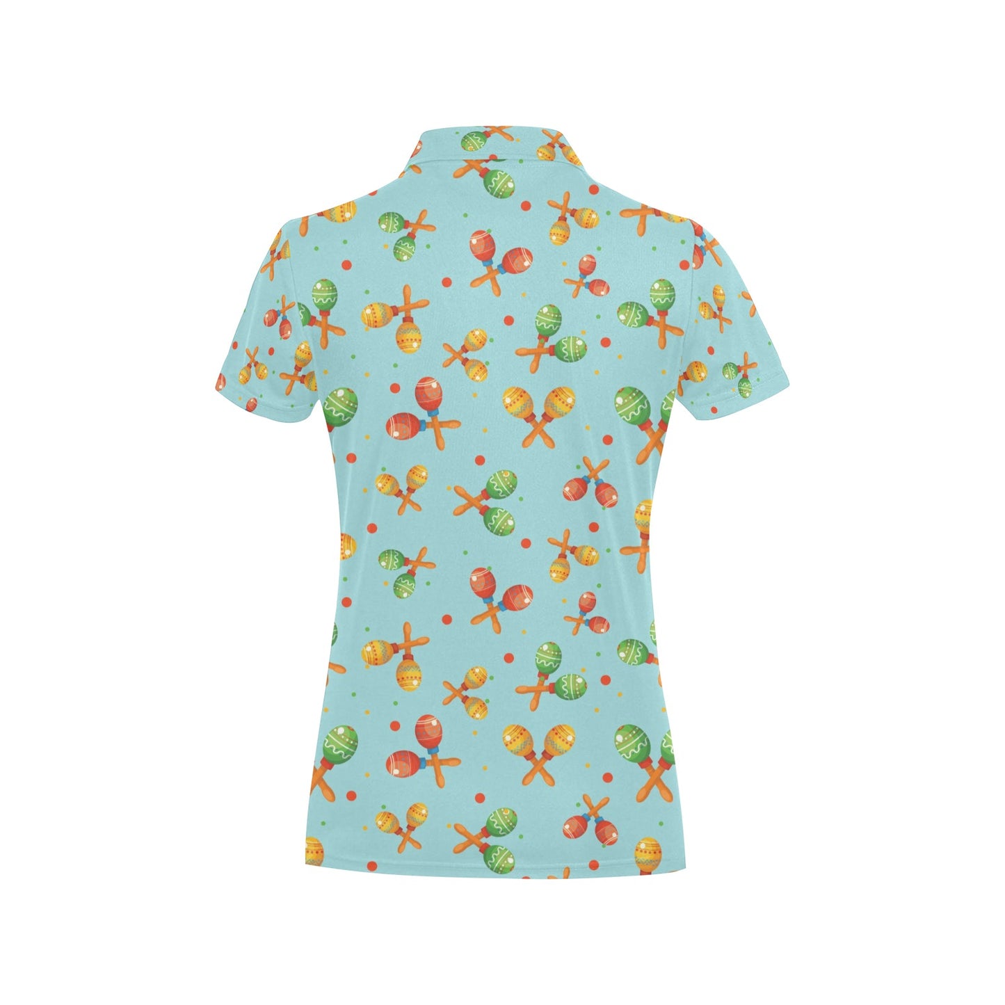 Maracas Print Design LKS402 Women's Polo Shirt