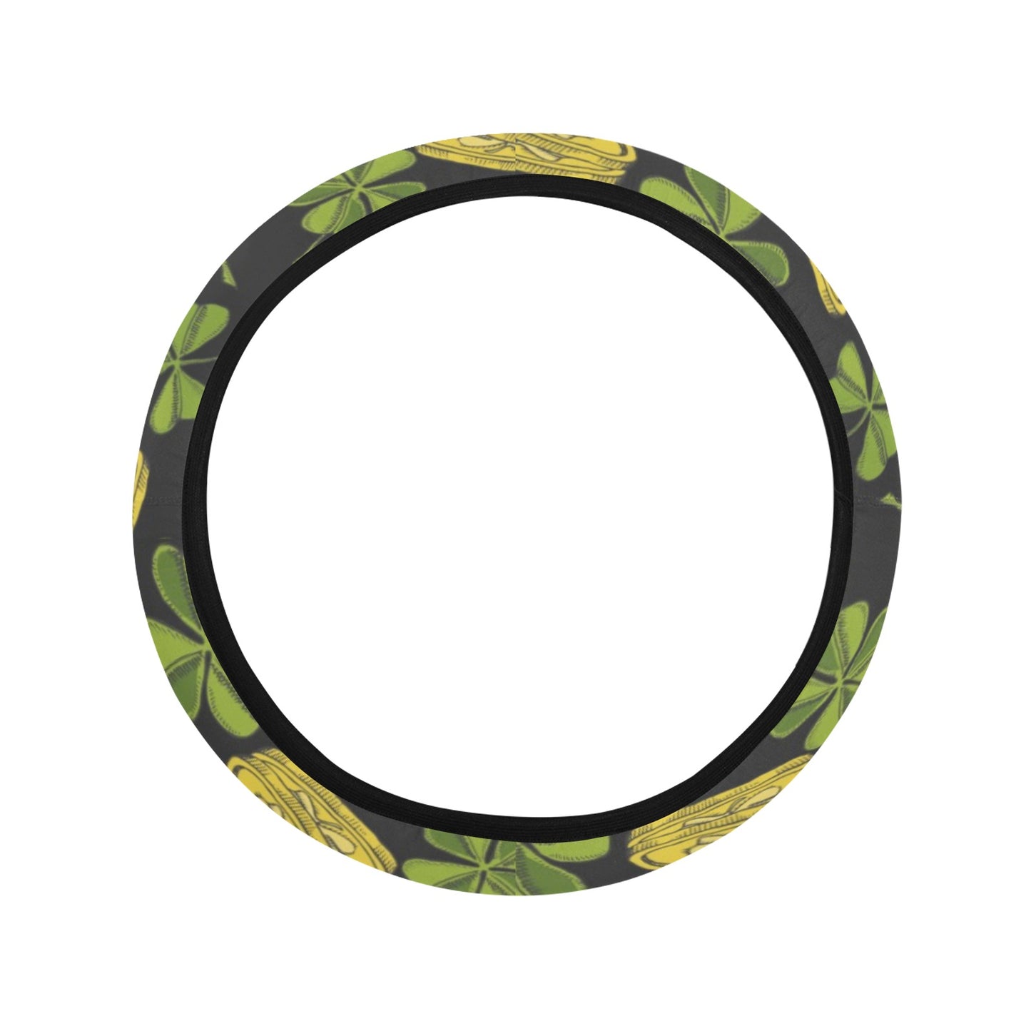 St Patricks Day Print Design LKS305 Steering Wheel Cover with Elastic Edge