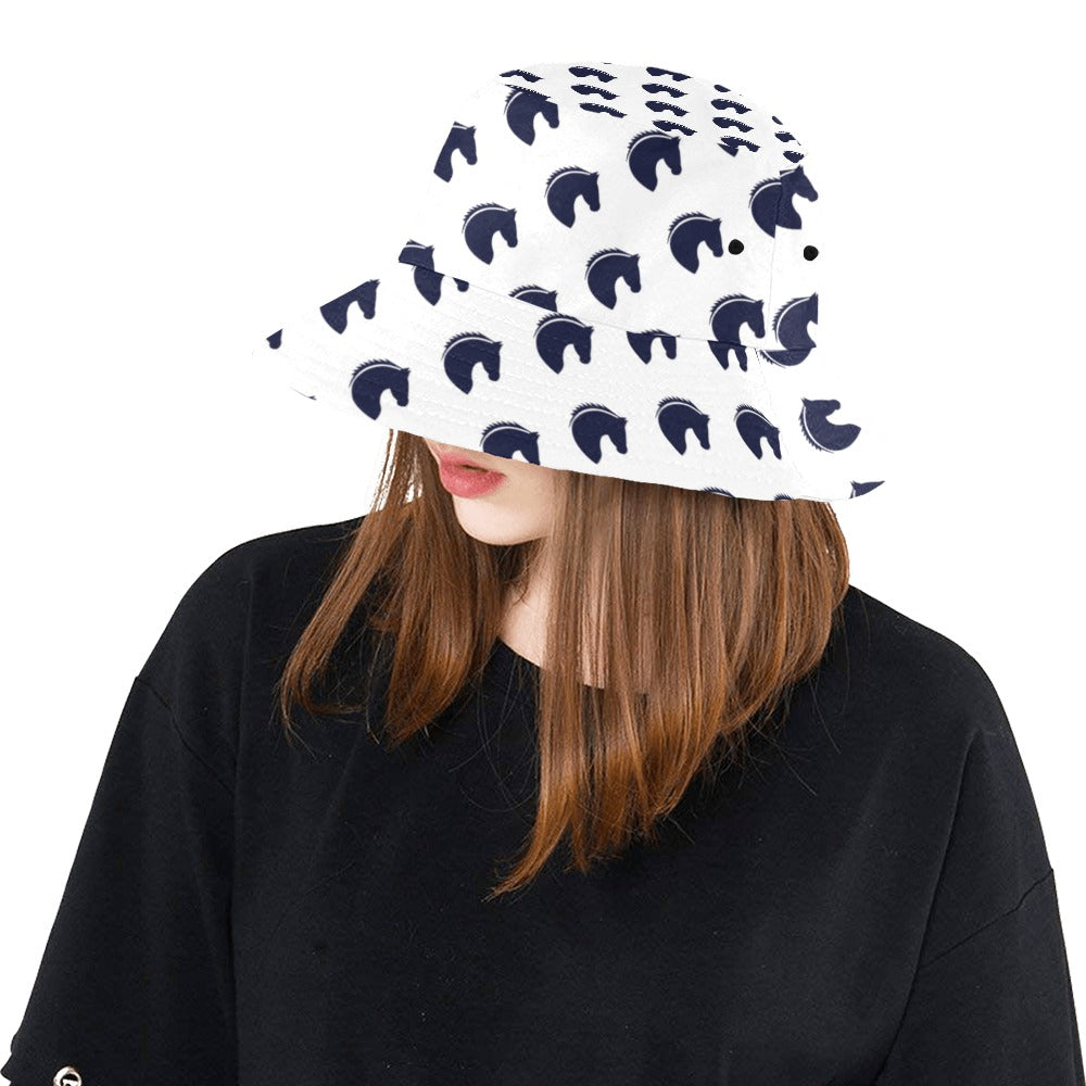 Horse Head Print Design LKS303 Unisex Bucket Hat