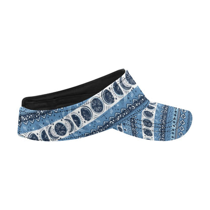Sun Moon Pattern Print Design LKS306 Unisex Sun Visor