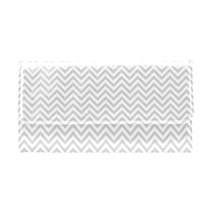 Chevron Print Design LKS401 Women's Trifold Wallet