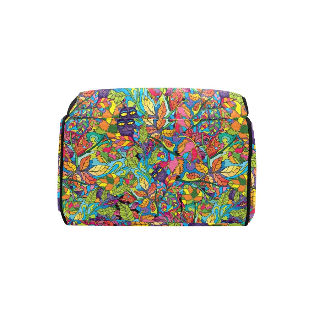 Trippy Print Design LKS301 Diaper Bag Backpack