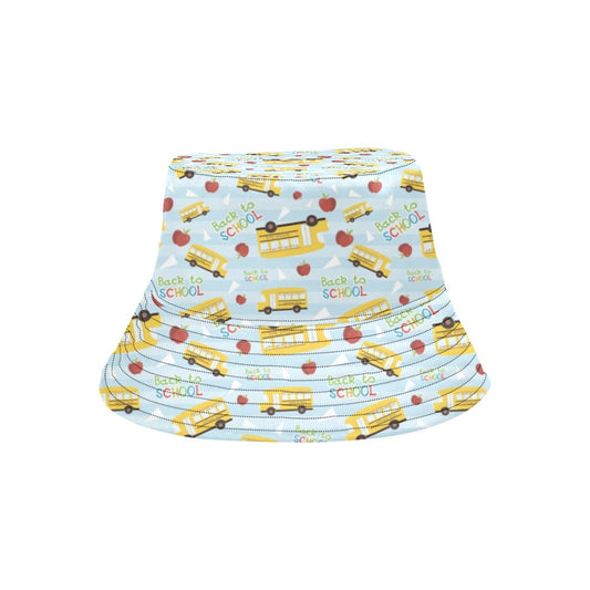 School Bus Back To School Print Design LKS303 Unisex Bucket Hat