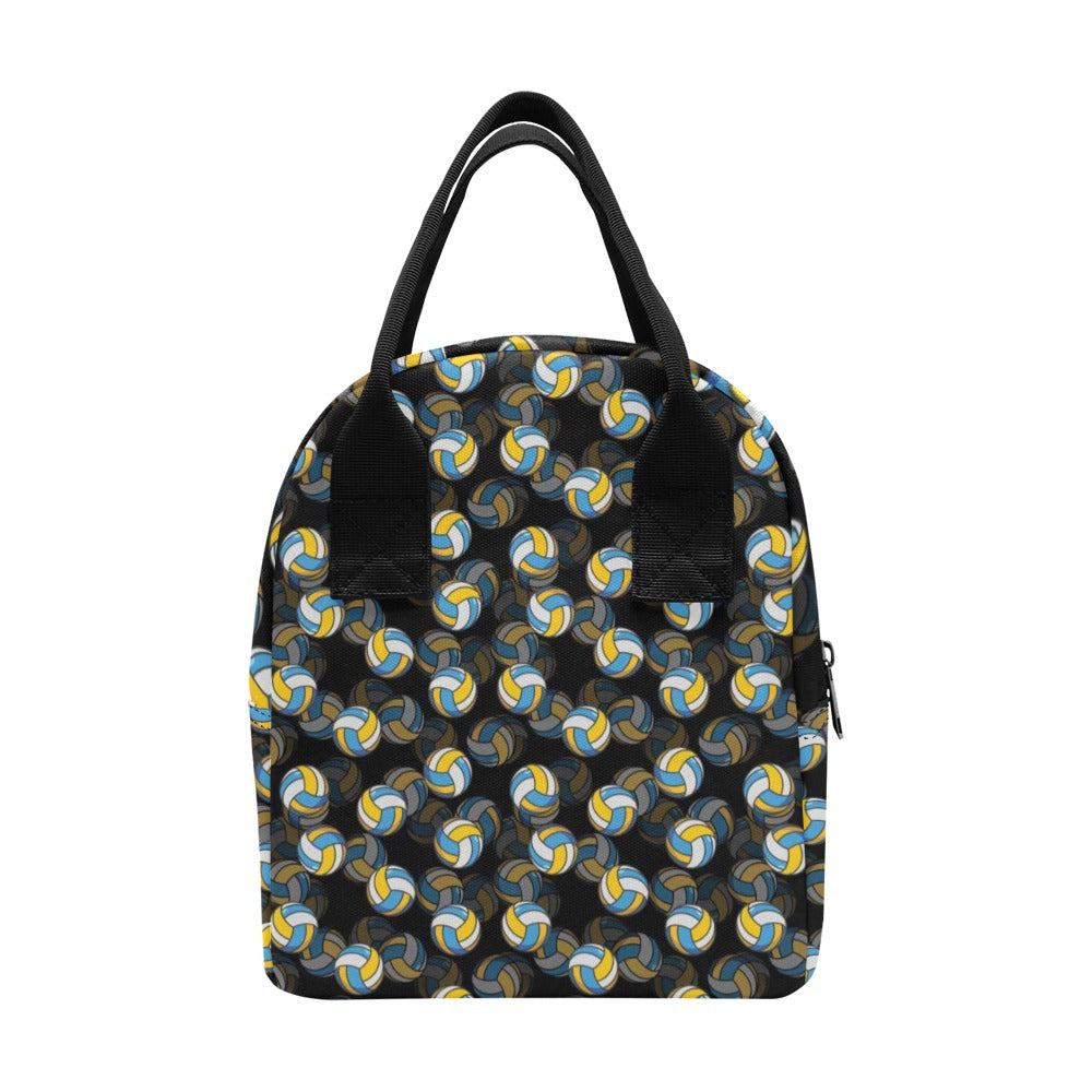 Volleyball Print Design LKS302 Insulated Lunch Bag