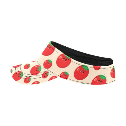 Tomato Print Design LKS308 Unisex Sun Visor
