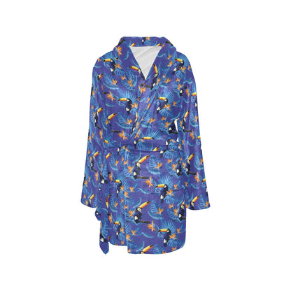 Toucan Print Design LKS306 Women's Fleece Robe