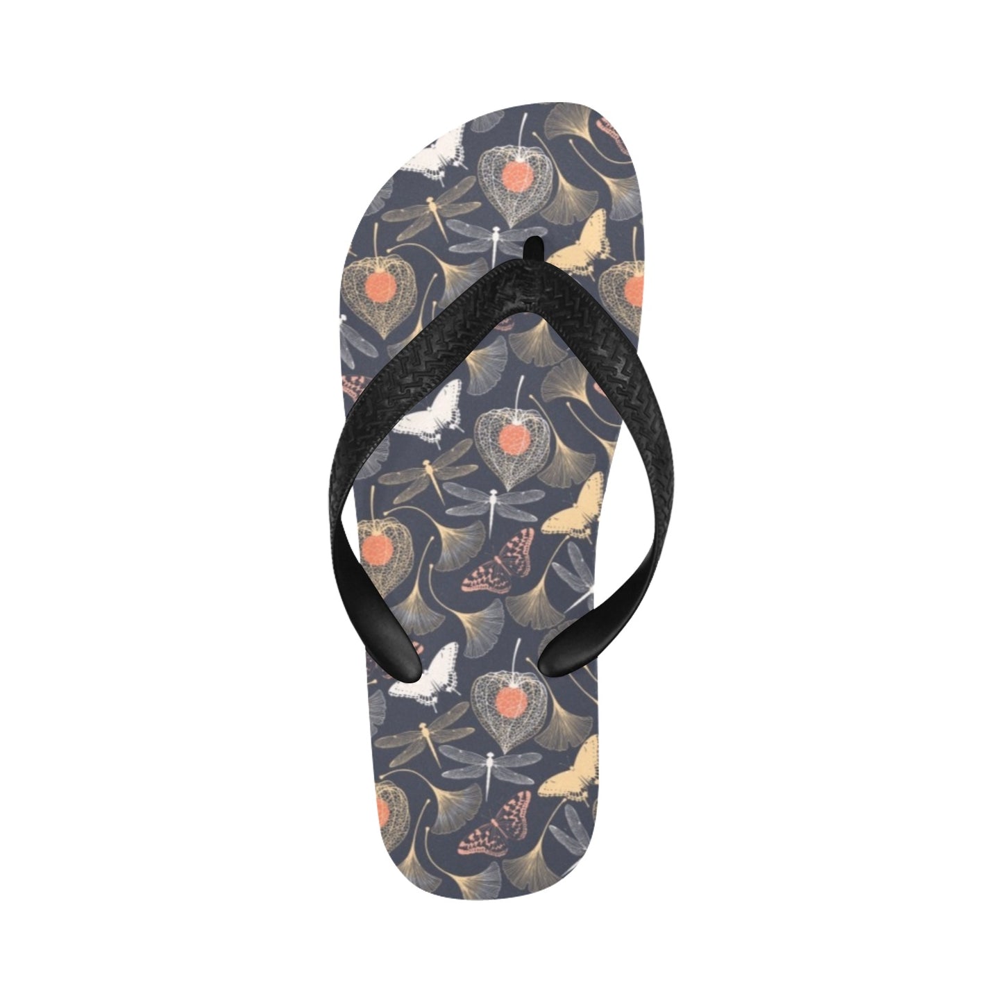 Dragonfly Print Design LKS404 Flip Flops