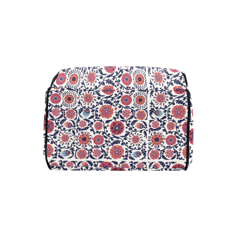 Suzani Print Design LKS304 Diaper Bag Backpack