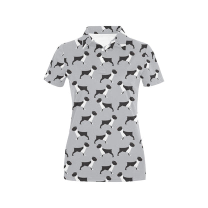 Boxers Pattern Print Design 01 Women's Polo Shirt