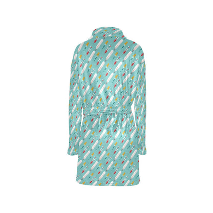 Phlebotomist Medical Print Women's Fleece Robe