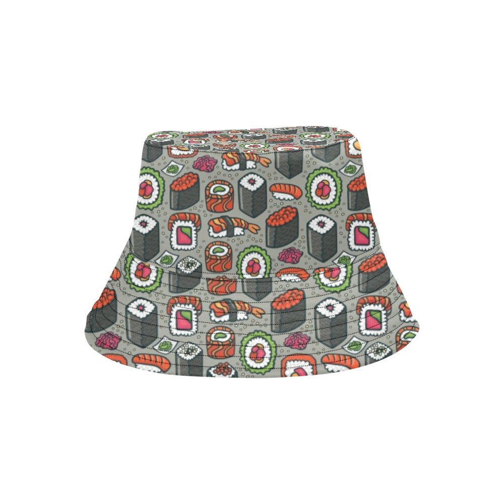 Sushi Print Design LKS301 Unisex Bucket Hat