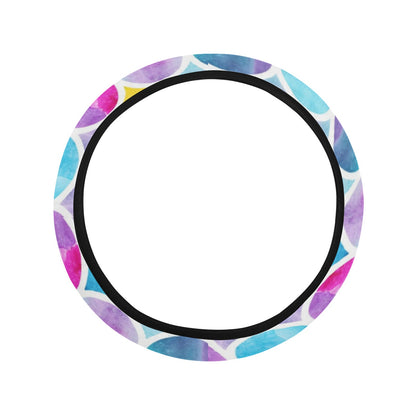 Scales Print Design LKS402 Steering Wheel Cover with Elastic Edge