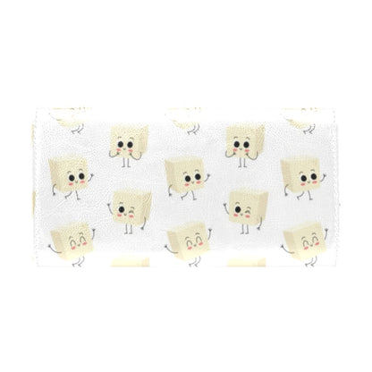 Tofu Print Design LKS301 Women's Trifold Wallet