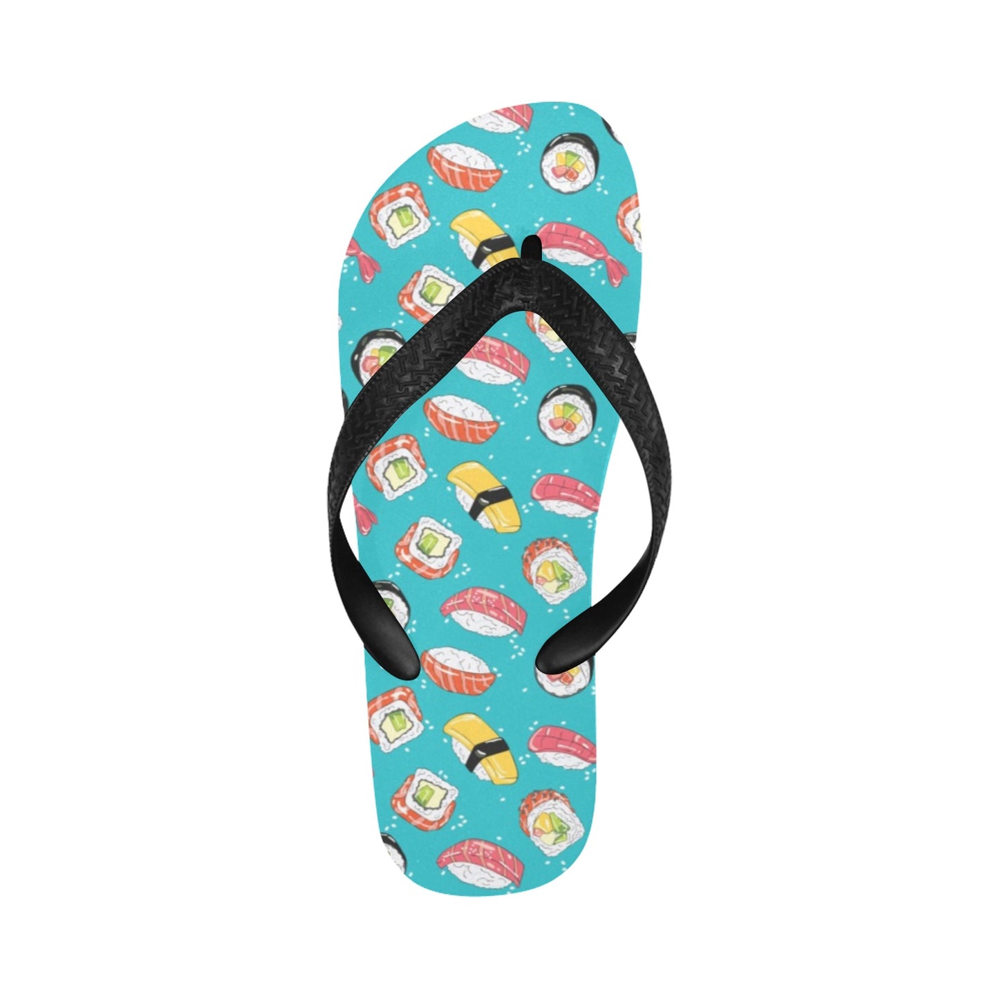 Sushi Print Design LKS305 Flip Flops