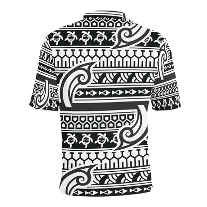 Samoan Style Print Design LKS305 Men Polo Shirt