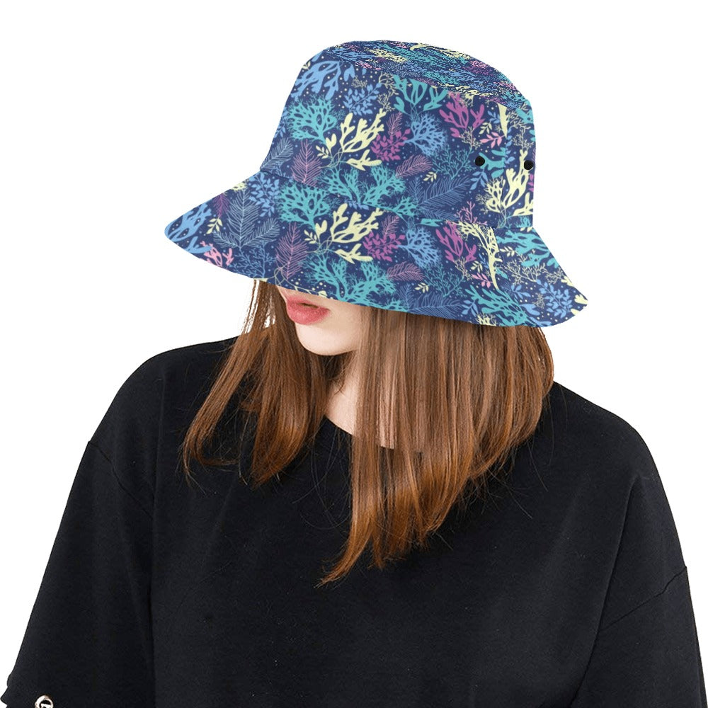 Seaweed Print Design LKS301 Unisex Bucket Hat