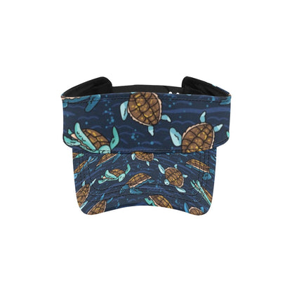 Sea Turtle Print Design LKS3011 Unisex Sun Visor