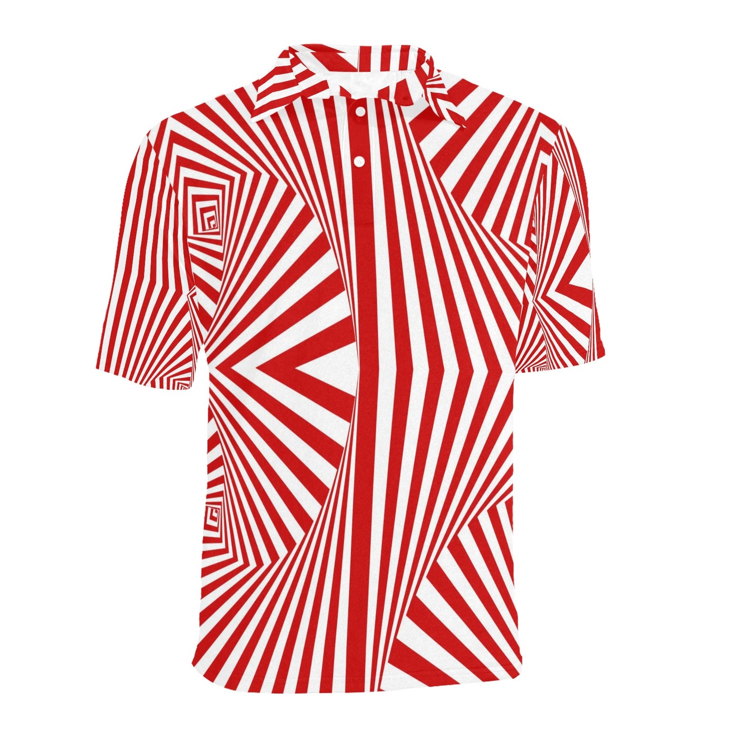 Vortex Print Design LKS304 Men Polo Shirt