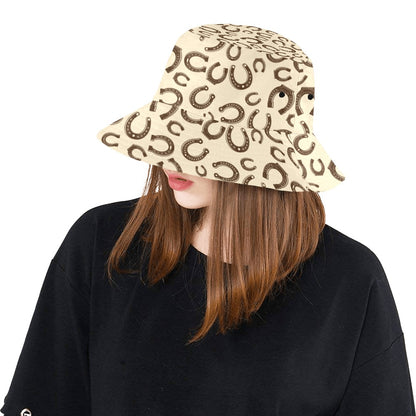 Horseshoe Print Design LKS302 Unisex Bucket Hat