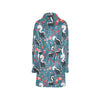 Skunk Print Design LKS302 Women's Fleece Robe