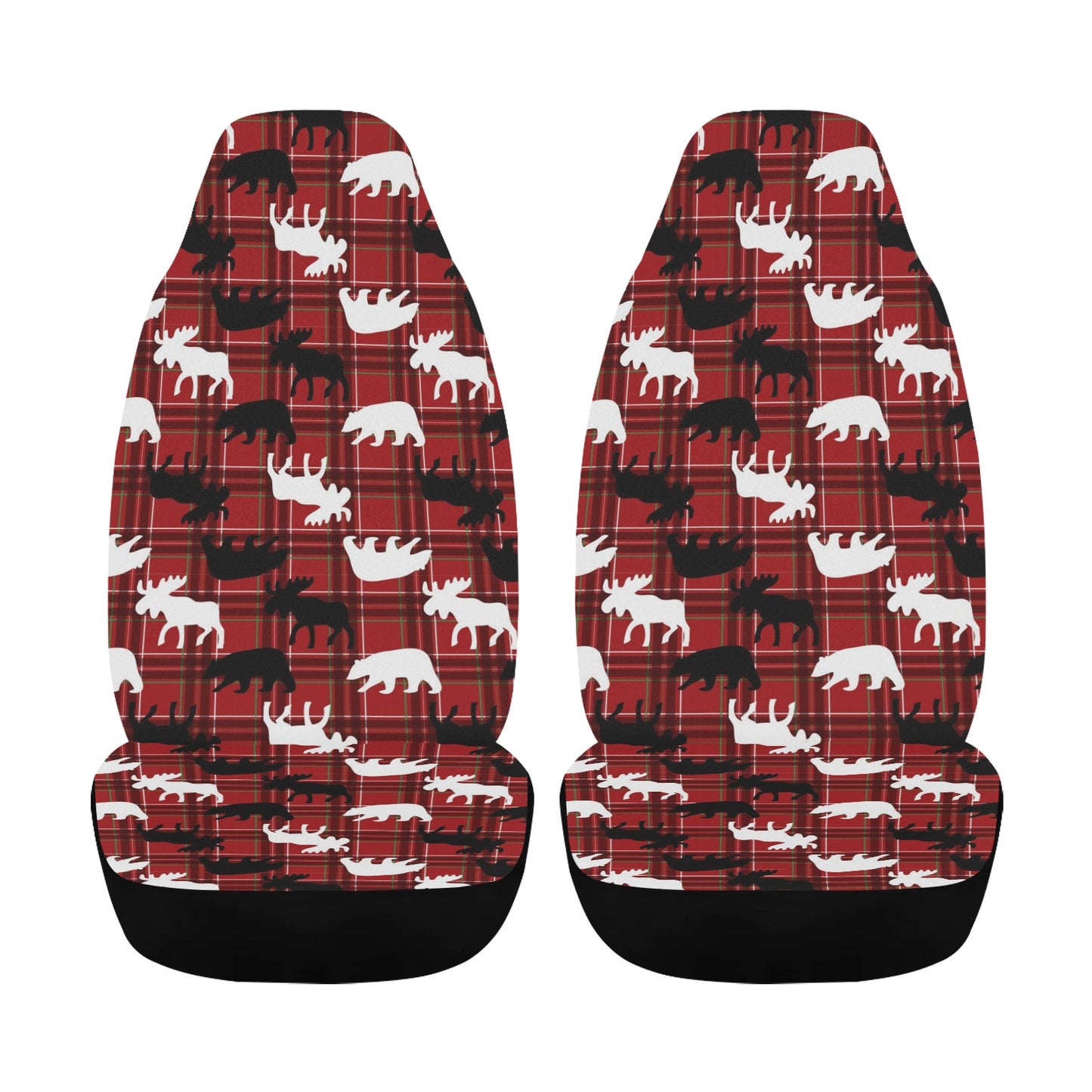 Moose Print Design LKS401 Car Seat Covers