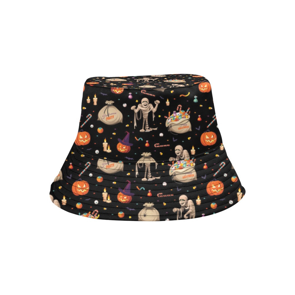 Mummy Halloween Print Design LKS303 Unisex Bucket Hat