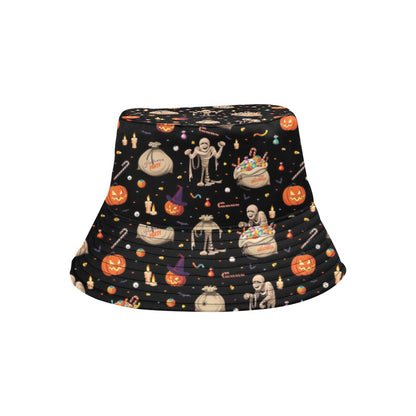 Mummy Halloween Print Design LKS303 Unisex Bucket Hat