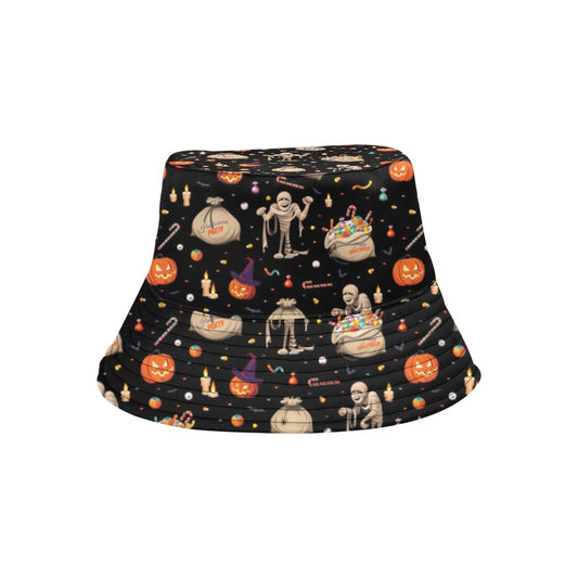 Mummy Halloween Print Design LKS303 Unisex Bucket Hat