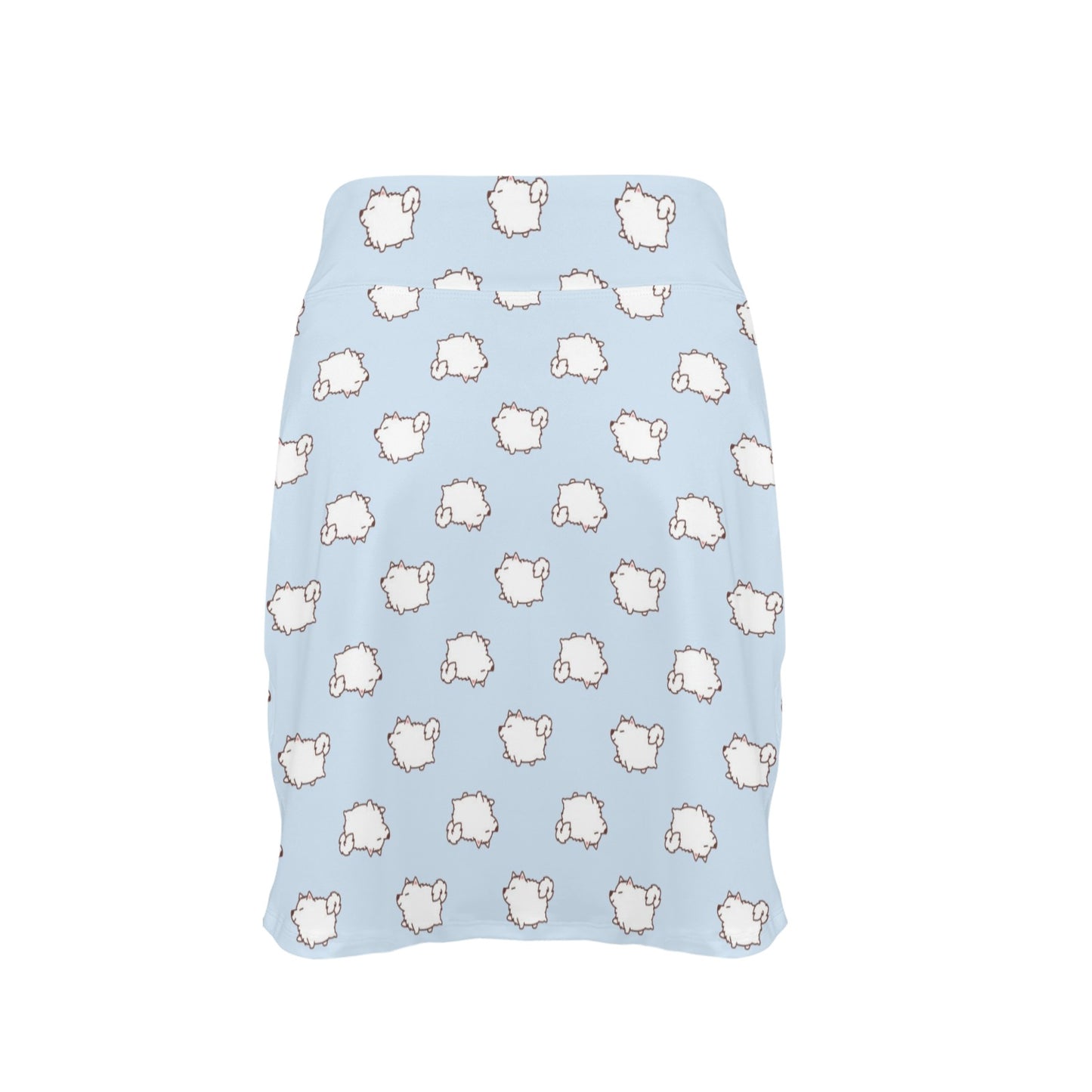 Samoyeds Print Design LKS301 17" Golf & Pickleball Skort with Pockets