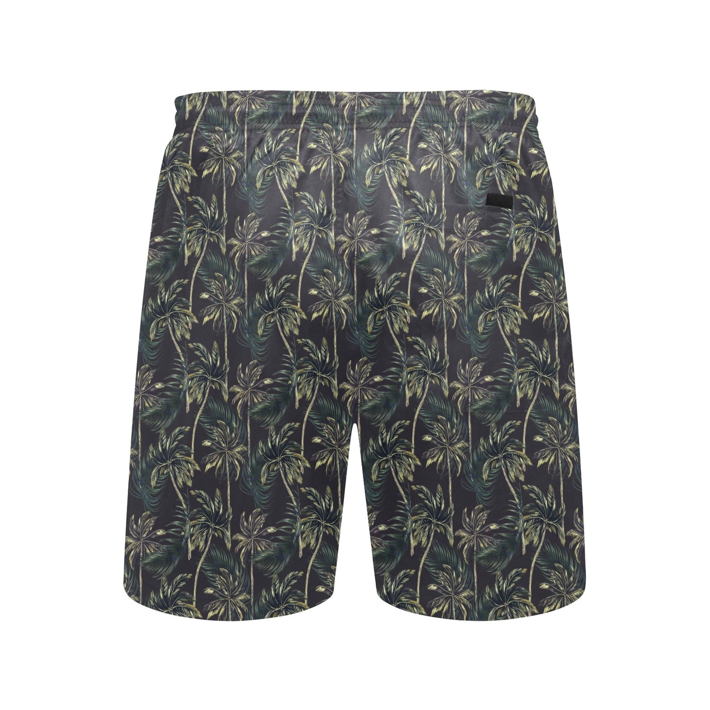 Palm Tree Background Design Print Men's Swim Trunks Beach Shorts