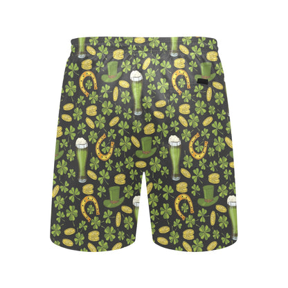 St Patricks Day Print Design LKS307 Men's Swim Trunks Beach Shorts