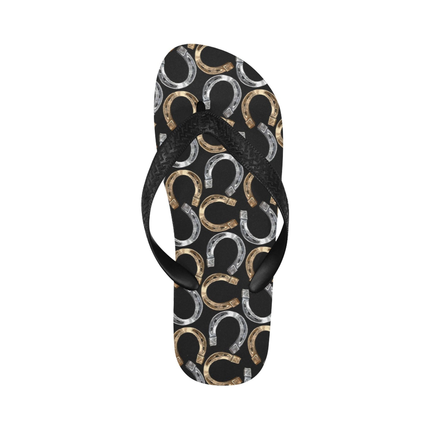 Horseshoe Print Design LKS305 Flip Flops
