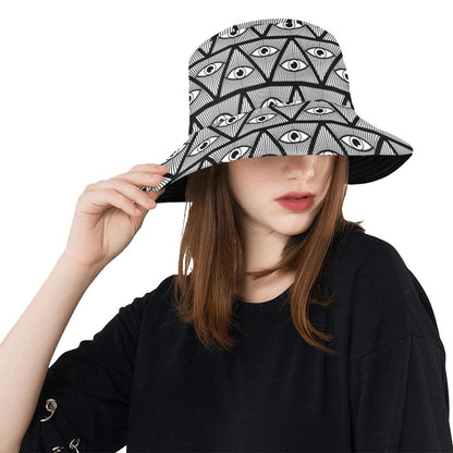Third Eye Pattern Print Design LKS304 Unisex Bucket Hat