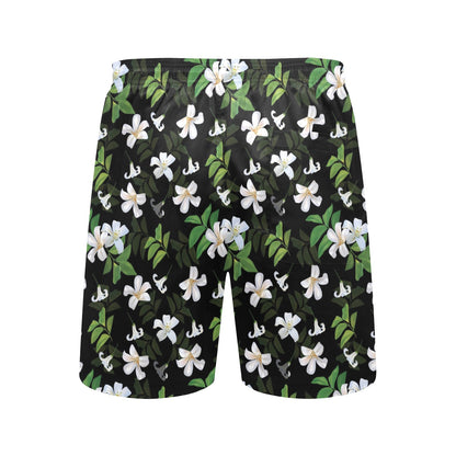 Sampaguita Print Design LKS301 Men's Swim Trunks Beach Shorts