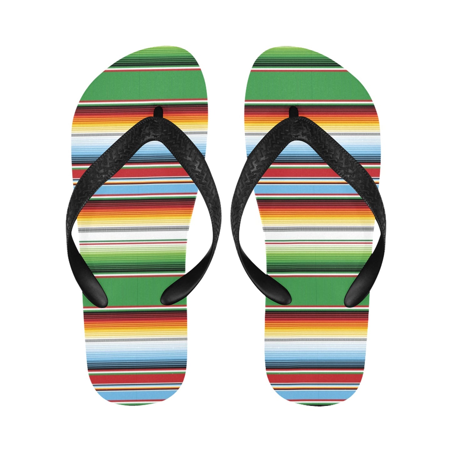 Serape Print Design LKS302 Flip Flops