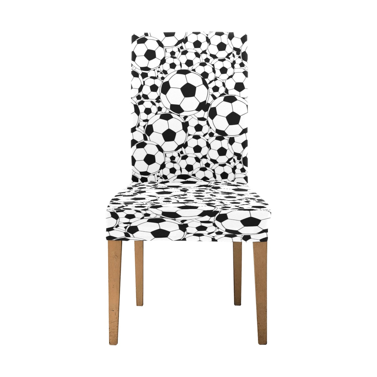 Soccer Ball Print Design LKS301 Dining Chair Slipcover