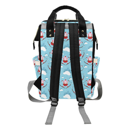 Ski Print Design LKS309 Diaper Bag Backpack