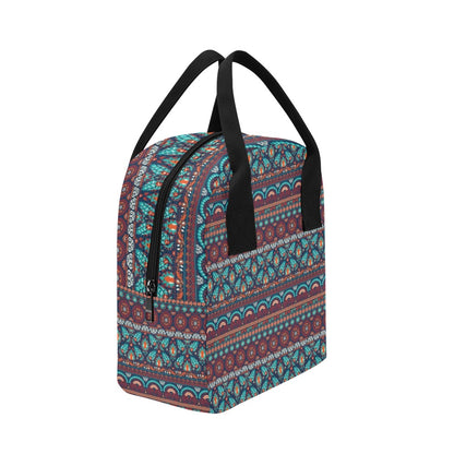 Suzani Print Design LKS302 Insulated Lunch Bag