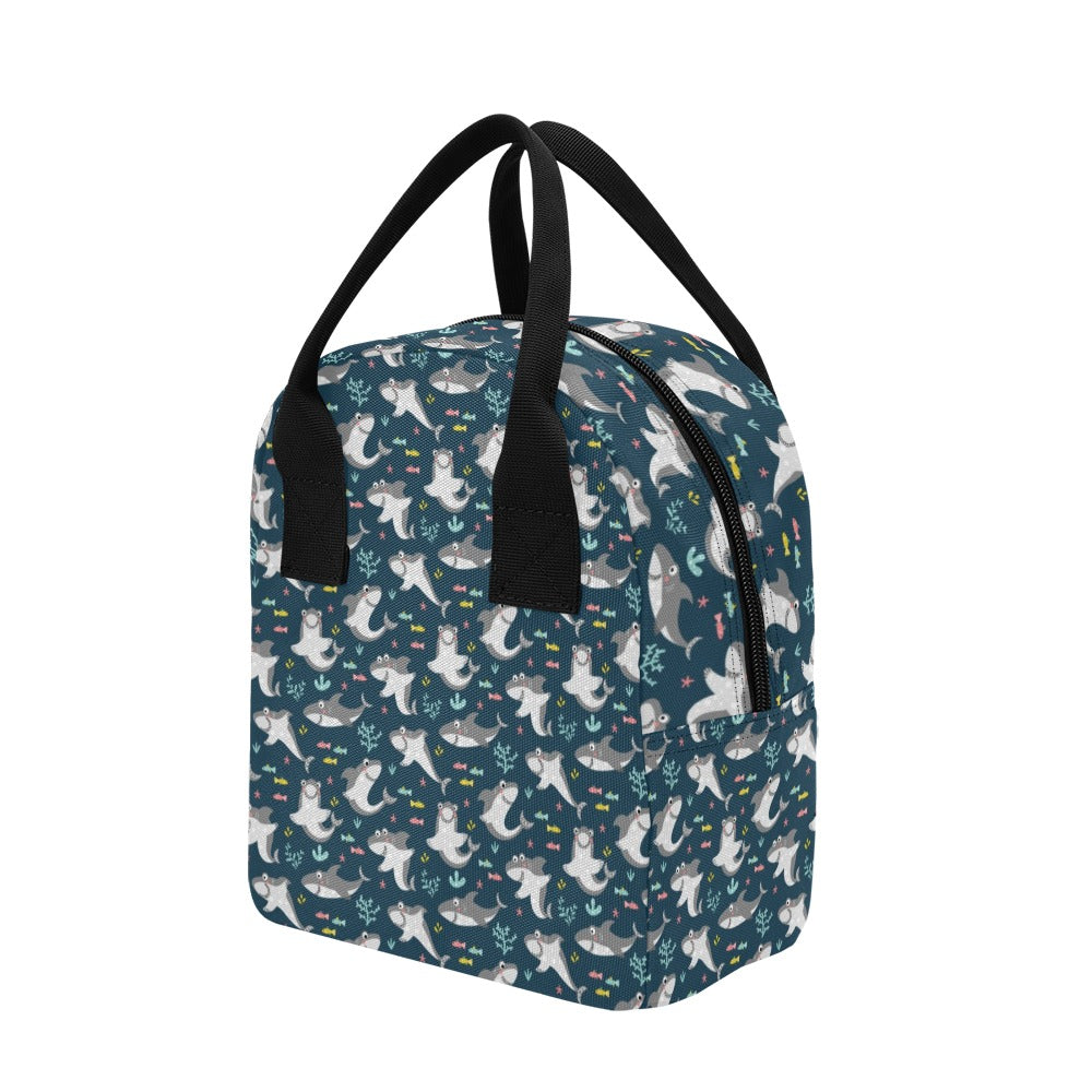 Shark Print Design LKS307 Insulated Lunch Bag