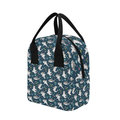 Shark Print Design LKS307 Insulated Lunch Bag