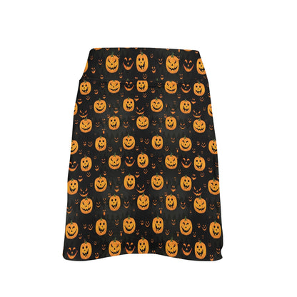 Halloween Print Design LKS401 17" Golf & Pickleball Skort with Pockets